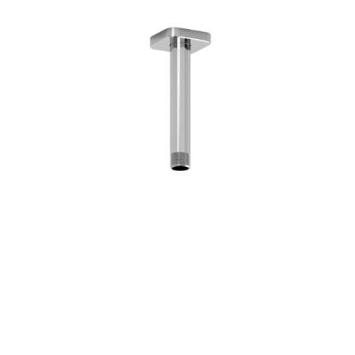 578C 6-in Ceiling Mount Shower Arm with Square Escutcheon, Chrome