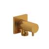 760BG Handshower Outlet with Shutoff Valve, Brushed Gold
