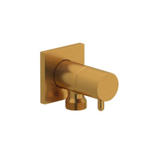 760BG Handshower Outlet with Shutoff Valve, Brushed Gold