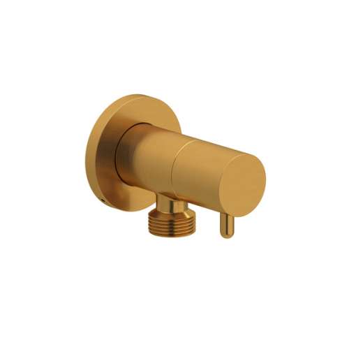 790BG Handshower Outlet with Shutoff Valve, Brushed Gold
