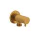 790BG Handshower Outlet with Shutoff Valve, Brushed Gold