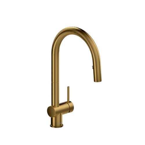 AZ201BG Azure Pulldown Kitchen Faucet, Brushed Gold