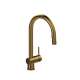 AZ211BG Azure Pull-Down Touchless Kitchen Faucet with C-Spout, Brushed Gold