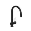 AZ211BK Azure Pull-Down Touchless Kitchen Faucet with C-Spout, Black