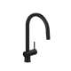 AZ211BK Azure Pull-Down Touchless Kitchen Faucet with C-Spout, Black