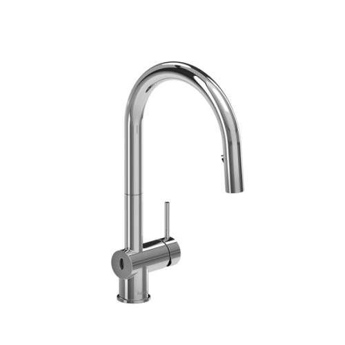 AZ211C Azure Pull-Down Touchless Kitchen Faucet with C-Spout, Chrome