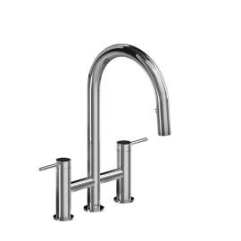AZ400C Azure Bridge Pulldown Kitchen Faucet