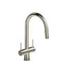 AZ801PN Azure Two Handle Pulldown Kitchen Faucet, Polished Nickel