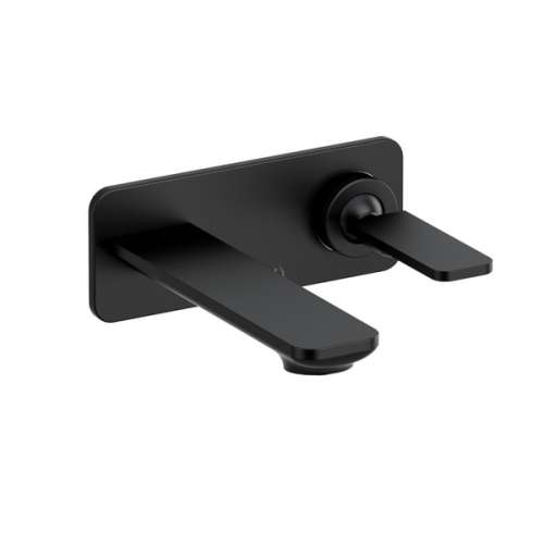 EQ11BK Equinox Wall Mount Lavatory Faucet, Black