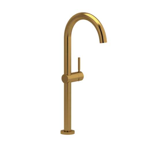 RL01BG Riu Single Handle Tall Lavatory Faucet, Brushed Gold