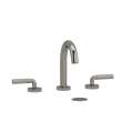 RU08LBN Riu Widespread Lavatory Faucet with C-Spout with Lever Handles, Brushed Nickel
