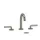 RU08LBN Riu Widespread Lavatory Faucet with C-Spout with Lever Handles, Brushed Nickel
