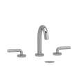 RU08LC Riu Widespread Lavatory Faucet with C-Spout with Lever Handles, Chrome