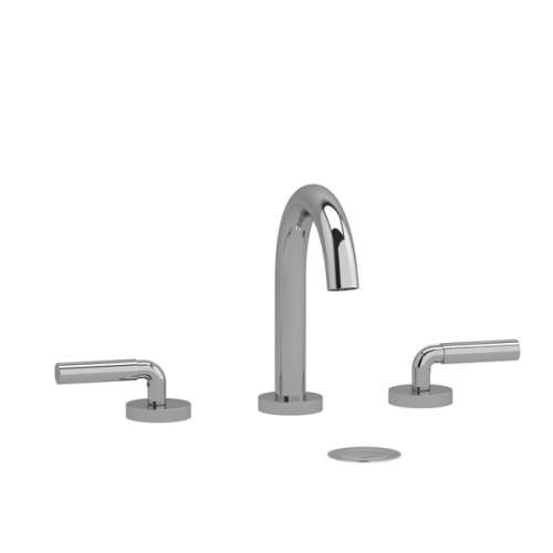 RU08LC Riu Widespread Lavatory Faucet with C-Spout with Lever Handles, Chrome