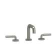 RUSQ08LBN Riu Widespread Lavatory Faucet with U-Spout with Lever Handles, Brushed Nickel