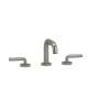 RUSQ08LBN Riu Widespread Lavatory Faucet with U-Spout with Lever Handles, Brushed Nickel
