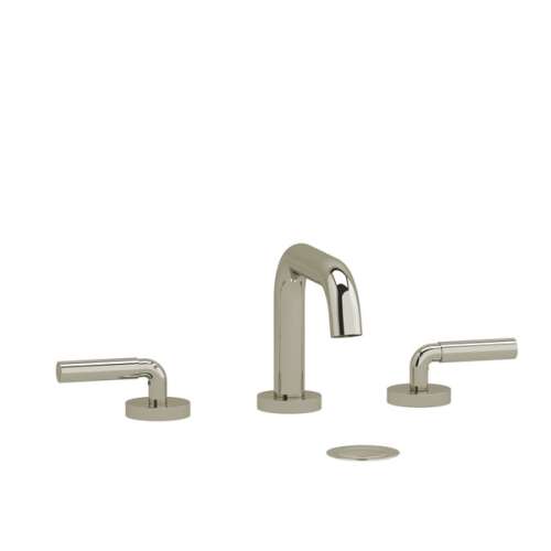 RUSQ08LPN Riu Widespread Lavatory Faucet with U-Spout with Lever Handles, Polished Nickel