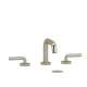 RUSQ08LPN Riu Widespread Lavatory Faucet with U-Spout with Lever Handles, Polished Nickel