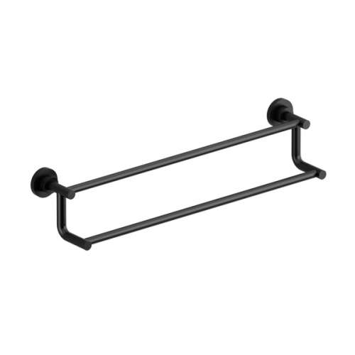 ST6BK Star 24-in Double Towel Bar, Black