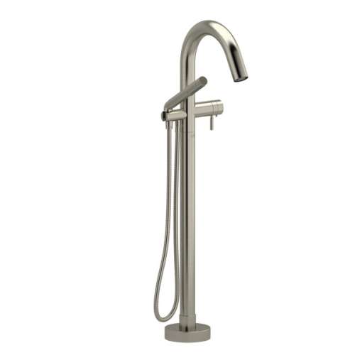 TRU39BN Riu Single Hole Floor Mount Tub Filler Trim, Brushed Nickel