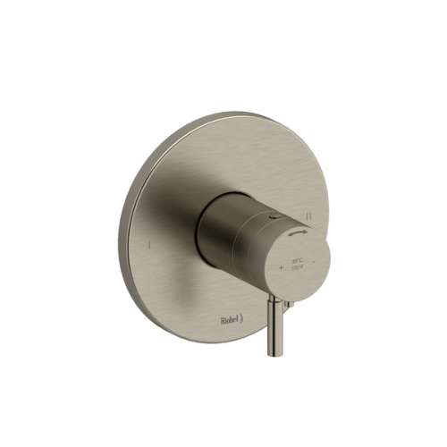 TRUTM44BN Riu 1/2-in Thermostatic and Pressure Balance Trim with 2 Functions with Lever Handle, Brushed Nickel