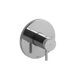 TRUTM44C Riu 1/2-in Thermostatic and Pressure Balance Trim with 2 Functions with Lever Handle