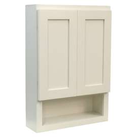 Maple Oyster Wall Storage Cabinet
