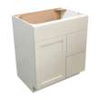 V302134.5SDRPEMOR Pawnee Maple Oyster Vanity with Side Drawers