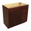 V362134.5SDRVYCSE Valley Cherry Sable Vanity with Side Drawers