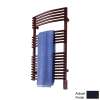 Electric Towel Radiator Direct Wire 34-in H x 20-in W Gray Blue
