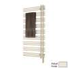 Electric Towel Radiator Direct Wire Left-Hand 52-in H x 23-in W Cream White