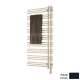 Electric Towel Radiator Direct Wire Right-Hand 52-in H x 23-in W Gray Brown