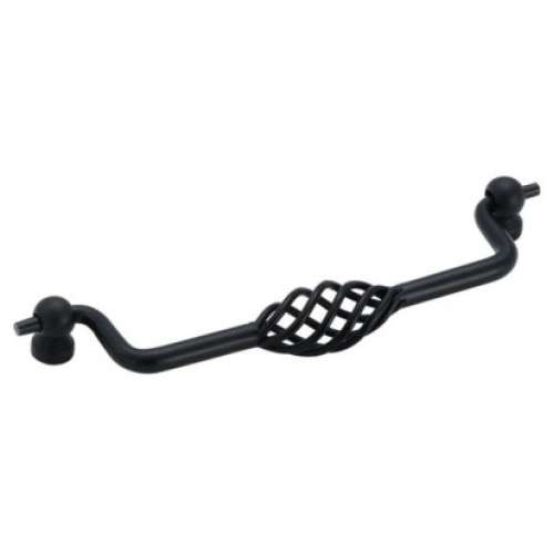 19324-FB Cabinet Hardware 7.25 in w. x 3.8 in h. x 2 in d. Flat Black