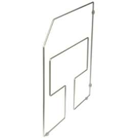 TD18-FN Tray Divider 1 in w. x 18 in h. x 19.5 in d. Frosted Nickel