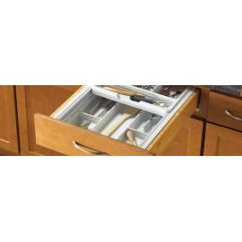 TW1517-1-W Tableware Tray 15.25 in w. x 2.25 in h. x 21 in d. White