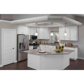 4SKW2424 4-Shelf Kit 24 in w. x 0.5 in h. x 24 in d. MDF Wood White Finish