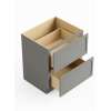 SM2DB30-RTA-FR02-LG Framington 30-in x 24-in x 35-in Ready To Assemble Latitude Two Drawer Base Cabinet, Light Grey