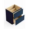 SM2DB30-RTA-FR02-NB Framington 30-in x 24-in x 35-in Ready To Assemble Latitude Two Drawer Base Cabinet, Navy Blue