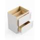 SM2DB24-ASM-FR01-WH Framington 24-in x 24-in x 35-in Assembled Remington Two Drawer Base Cabinet, White