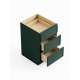 SM3DB12-ASM-FR02-GR Framington 12-in x 24-in x 35-in Assembled Latitude Three Drawer Base Cabinet, Green