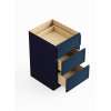 SM3DB15-ASM-FR02-NB Framington 15-in x 24-in x 35-in Assembled Latitude Three Drawer Base Cabinet, Navy Blue