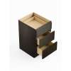SM3DB15-ASM-FR02-SG Framington 15-in x 24-in x 35-in Assembled Latitude Three Drawer Base Cabinet, Smokey Grey