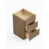 SM3DB15-ASM-FR02-TW Framington 15-in x 24-in x 35-in Assembled Latitude Three Drawer Base Cabinet, Tan Wood