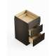 SM3DB18-RTA-FR01-SG Framington 18-in x 24-in x 35-in Ready To Assemble Remington Three Drawer Base Cabinet, Smokey Grey