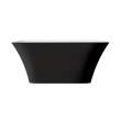 SMAFTL5930-M3109 Liberty 59-in x 30-in x 23-in Freestanding Acrylic Bathtub With Center Drain, Black/White (Matte)