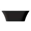 SMAFTL6730-M3109 Liberty Grande 67-in x 30-in x 23-in Freestanding Acrylic Bathtub With Center Drain, Black/White (Matte)