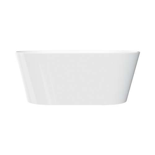 SMAFTM5931-G31 Marine 59-in x 31-in x 23-in Freestanding Acrylic Bathtub With Center Drain, White (Gloss)