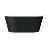 SMAFTM5931-M3109 Marine 59-in x 31-in x 23-in Freestanding Acrylic Bathtub With Center Drain, Black/White (Matte)