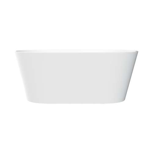SMAFTM5931-M31 Marine 59-in x 31-in x 23-in Freestanding Acrylic Bathtub With Center Drain, White (Matte)