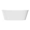 SMAFTM6731-G31 Marine Grande 67-in x 31-in x 23-in Freestanding Acrylic Bathtub With Center Drain, White (Gloss)